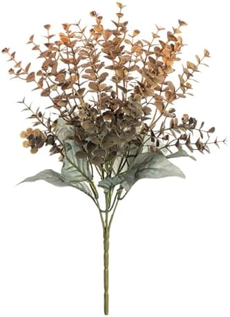 3PCS Artificial Eucalyptus Plants with Vase for Home Decor