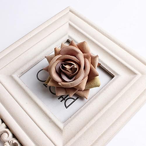 Sonze Artificial Velvet Rose 5cm 5PCS for Home Decor