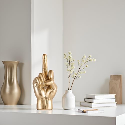 Classic Gold Gesture Sculpture for Home Decor