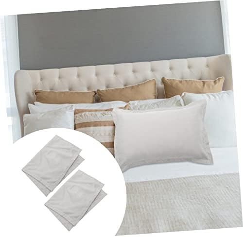 Garneck Pillow Case Set 2 Pcs Grey Pillow Covers