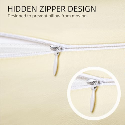 Best Season King Size Pillow Protectors 2 Pack Ivory