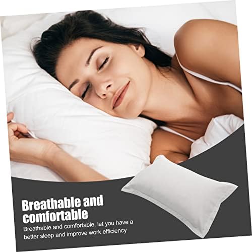 HEALLILY Grey 2Pcs Pillowcases for Hotel or Home