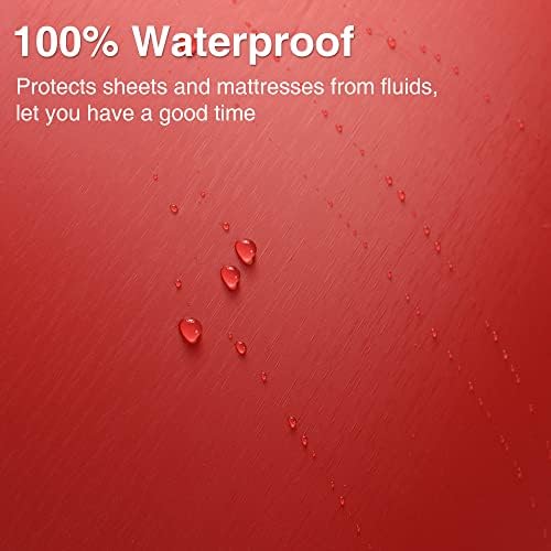 Waterproof Bed Sheets with Inflatable Pillow Full Size Set