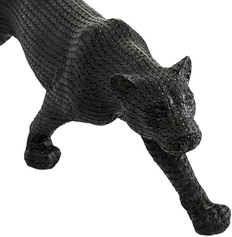 Deco 79 Polystone Leopard Statues Set of 2