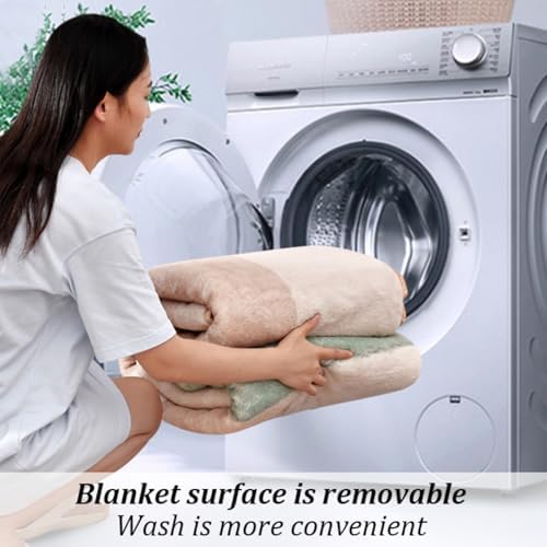 Dalumian Graphene Heated Rug with Waterproof Soft Plush