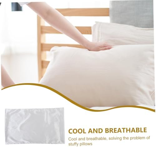 Cooling Silk Pillowcase with Envelope Closure for Standard Pillows