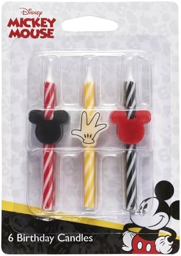 DecoPac Disney Mickey Mouse Birthday Candles