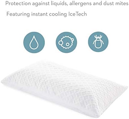 MALOUF Sleep Tech IceCool Pillow Protector Set