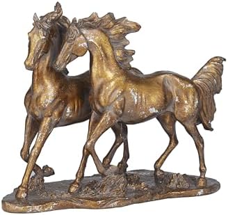 Deco 79 Bronze Polystone Horse Statue