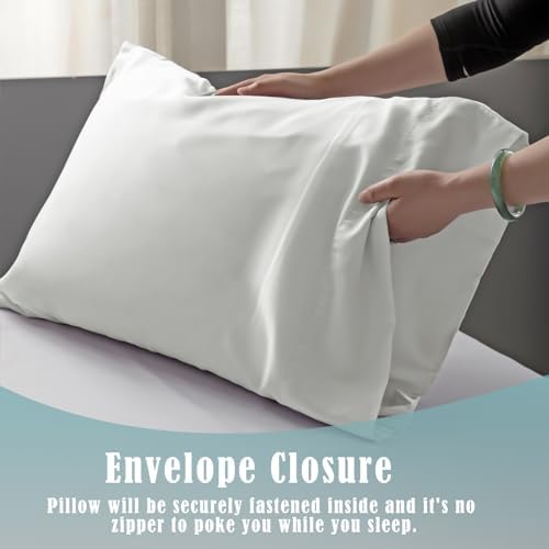 TELUS Cooling Bamboo Rayon Pillowcases 2-Pack