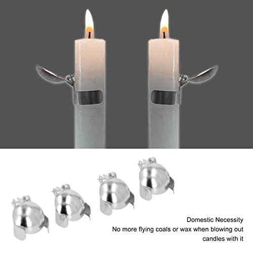 4pcs Automatic Candle Extinguisher for Safe Use