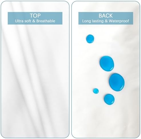 Biloban Body Pillow Protector 2 Pack Waterproof Zipper Cover