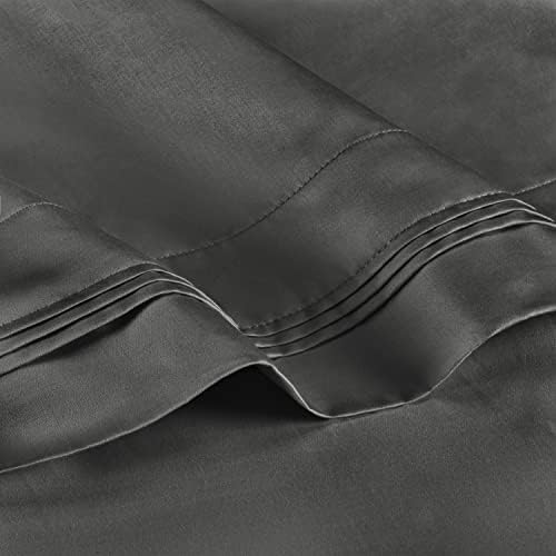 Superior 1000 Thread Count Pillowcase Set Grey 2-Piece