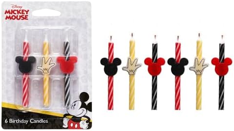DecoPac Disney Mickey Mouse Birthday Candles