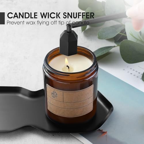 3-in-1 Candle Accessory Set with Wick Trimmer Snuffer and Spoon