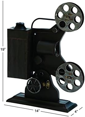 Deco 79 Vintage Camera Sculpture 14x4x19 Black