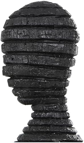 Deco 79 Polystone People Statue Tall Slim Figure Black Decor