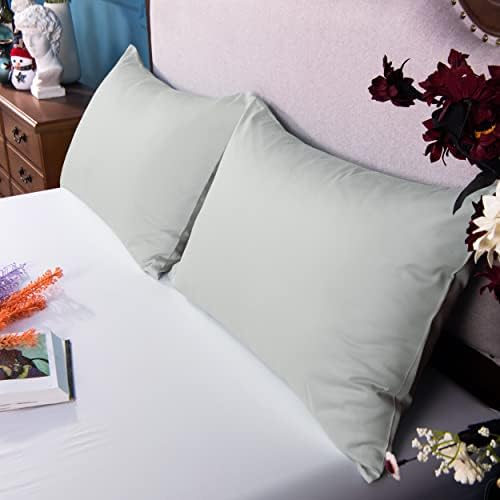 EmpireBed Queen Oversize Pillowcase Pack of 2 - 100 Cotton Envelope Closure