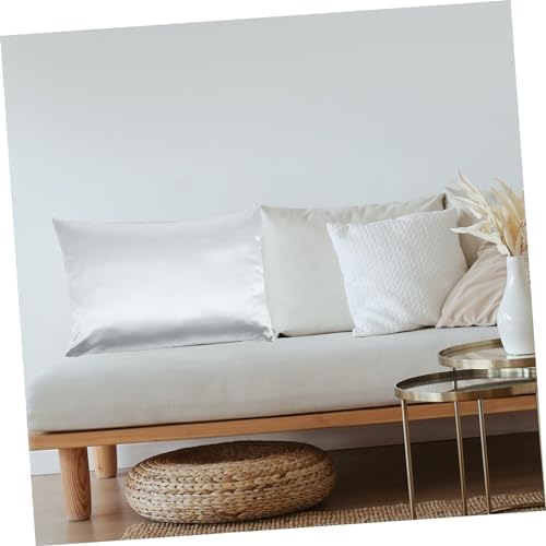 JEWEDECO 2pcs Cooling Polyester Pillowcases with Zipper 1