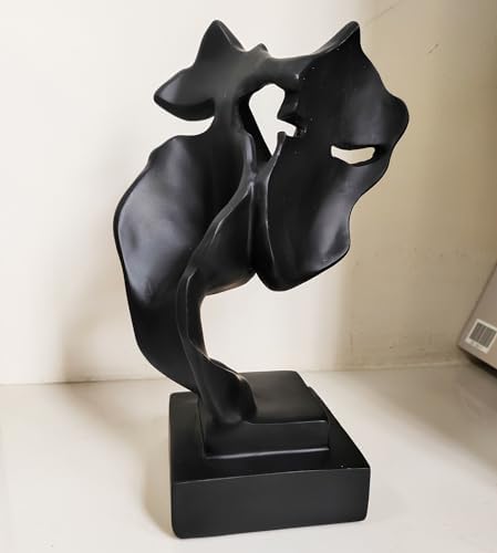 Yahu Lando Couples Kiss Abstract Sculpture