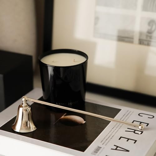 MINKY HANDY Brass Candle Snuffer - Elegant Silver Finish