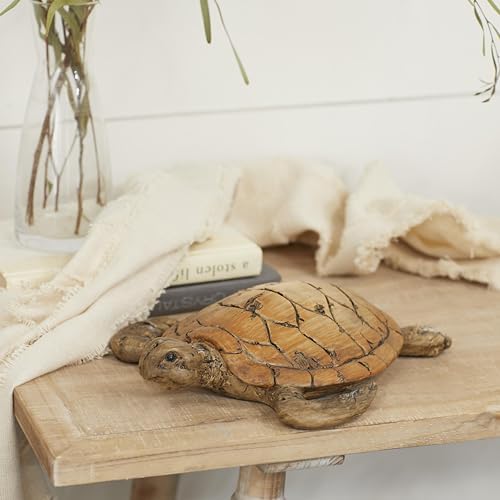 Deco 79 Polystone Turtle Home Decor Statue