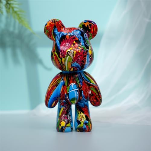 Coniuty Resin Bear Statue - Cute Home Decor Sculpture