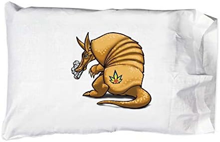 Hat Shark Pillow Case - Armadillo Smoking Joint Chill