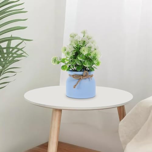 Amosfun Artificial Dandelion Flowers Faux Potted Plants