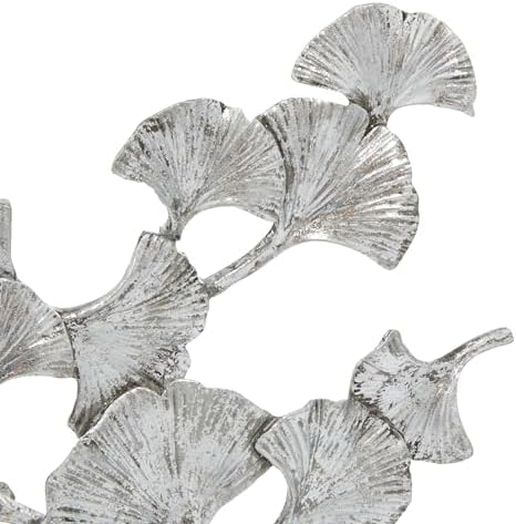 Deco 79 Polystone Floral Statue with Black Base