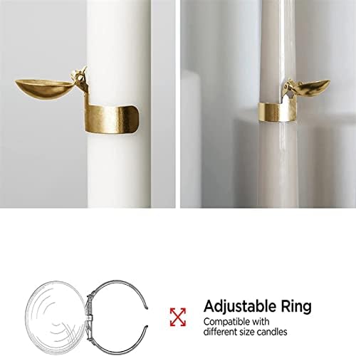 Horoper Candle Snuffer Clip On Kit 4 Pcs Gold