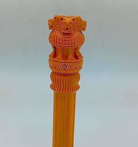 Wooden Ashoka Pillar 10 Inch Home Decor