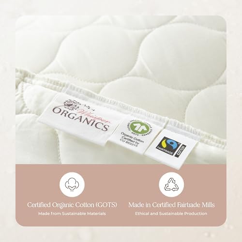 Organic Cotton Pillow Protector - 2 Pack King Size