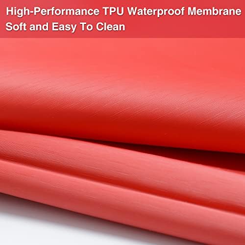 Waterproof Bed Sheets with Inflatable Pillow Full Size Set
