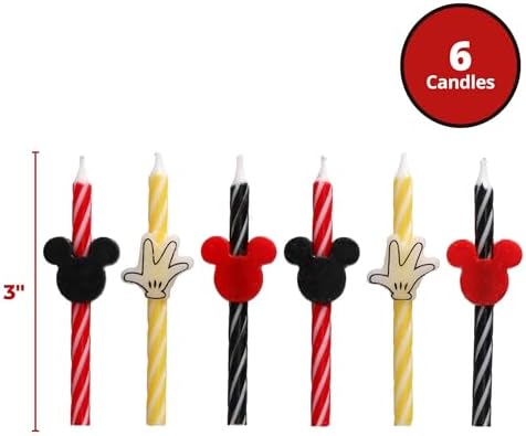 DecoPac Disney Mickey Mouse Birthday Candles