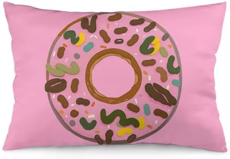 NWGHM Donut Pillowcase with Invisible Zipper