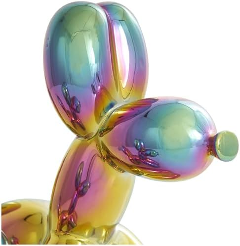 Deco 79 Ceramic Dog Balloon Sculpture Set of 2