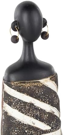 Deco 79 Resin African Woman Statue Set of 3