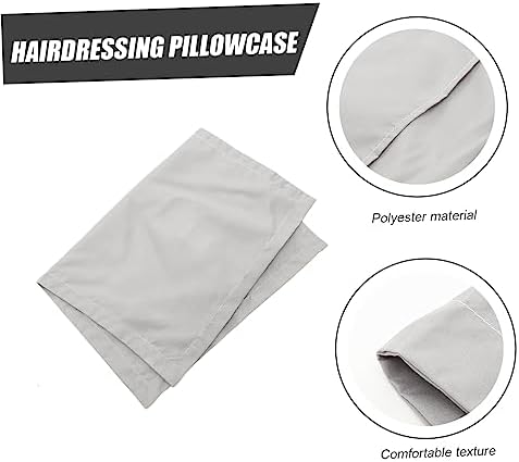 HEALLILY Grey 2Pcs Pillowcases for Hotel or Home