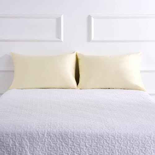 Best Season King Size Pillow Protectors 2 Pack Ivory