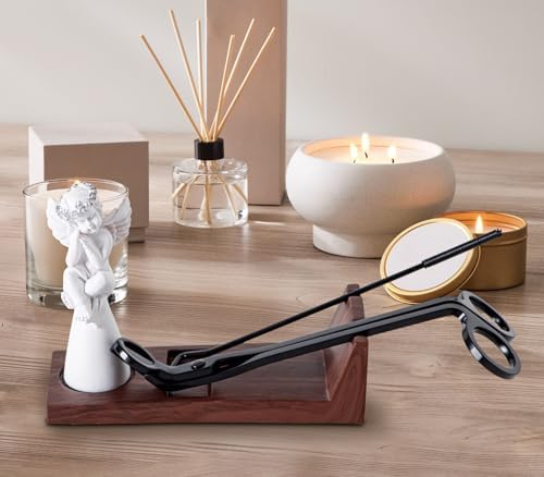 dgudgu Candle Care Kit with Snuffer Trimmer Dipper and Storage Tray