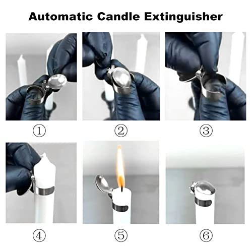 4pcs Automatic Candle Extinguisher for Safe Use