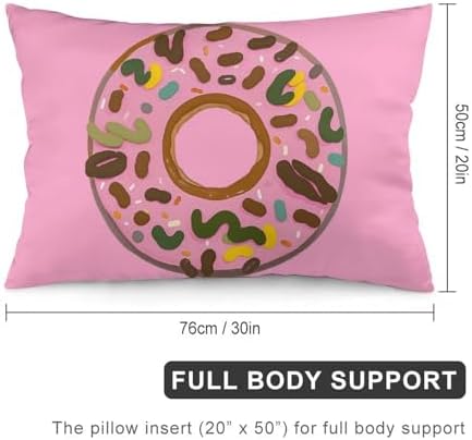 NWGHM Donut Pillowcase with Invisible Zipper