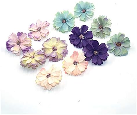 HANRUO 50 pcs Daisy Artificial Flower Head Decoration
