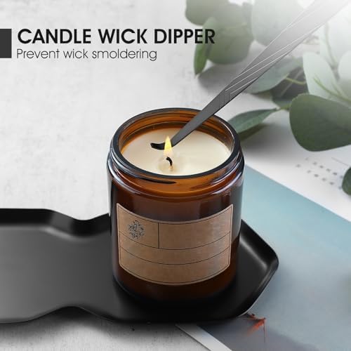3-in-1 Candle Accessory Set with Wick Trimmer Snuffer and Spoon