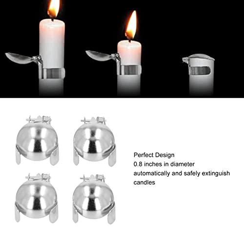 4pcs Automatic Candle Extinguisher for Safe Use