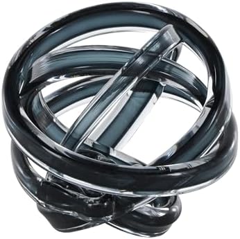 Deco 79 Dark Blue Glass Knot Sculpture