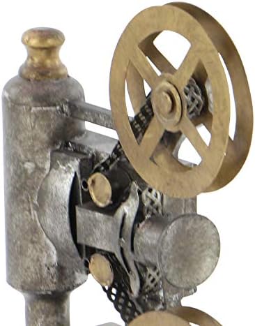 Deco 79 11x5x15 Black Metal Film Camera Sculpture Statue