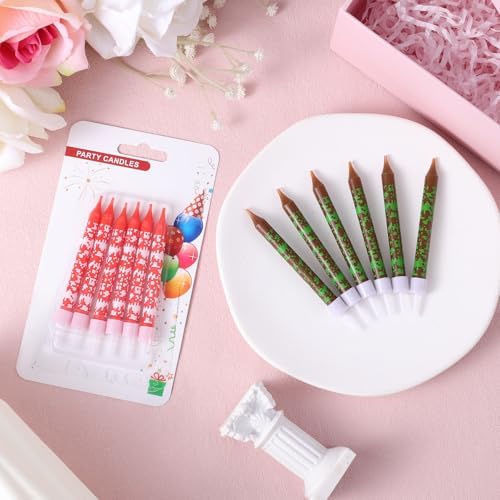 12pcs Pixel Birthday Candles for Party Decor