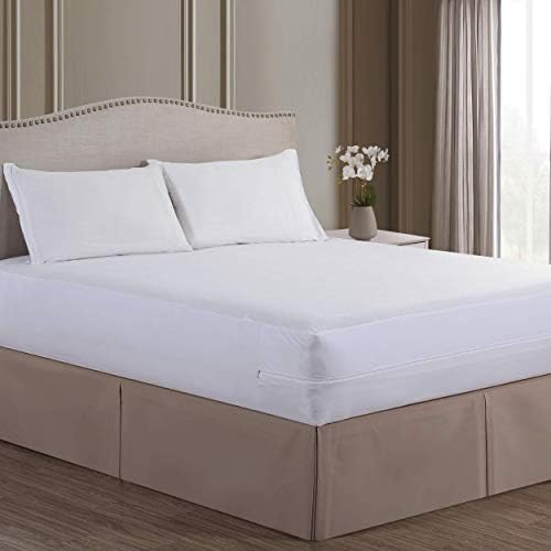Bed Bug Blocker King Pillow Protector White